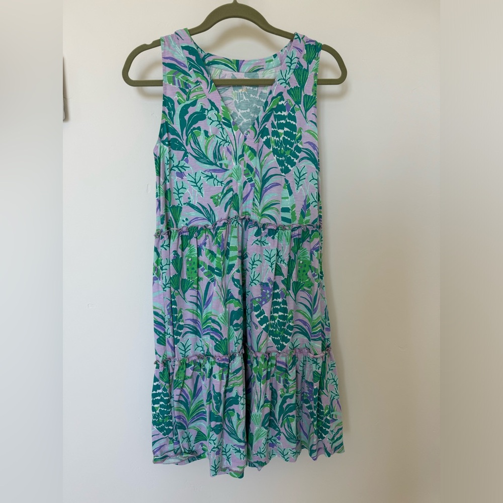 Lilly Pulitzer Lorina Dress Purple Iris on the Chase Small